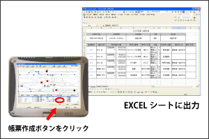 点検記録簿作成画面のイメージ